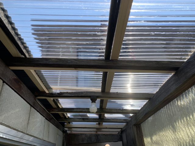 
物置屋根修理アフター
